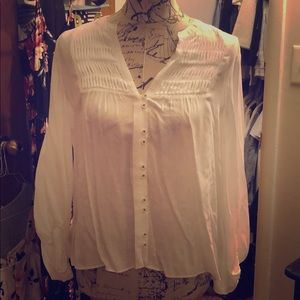 Anthropology white shirt
